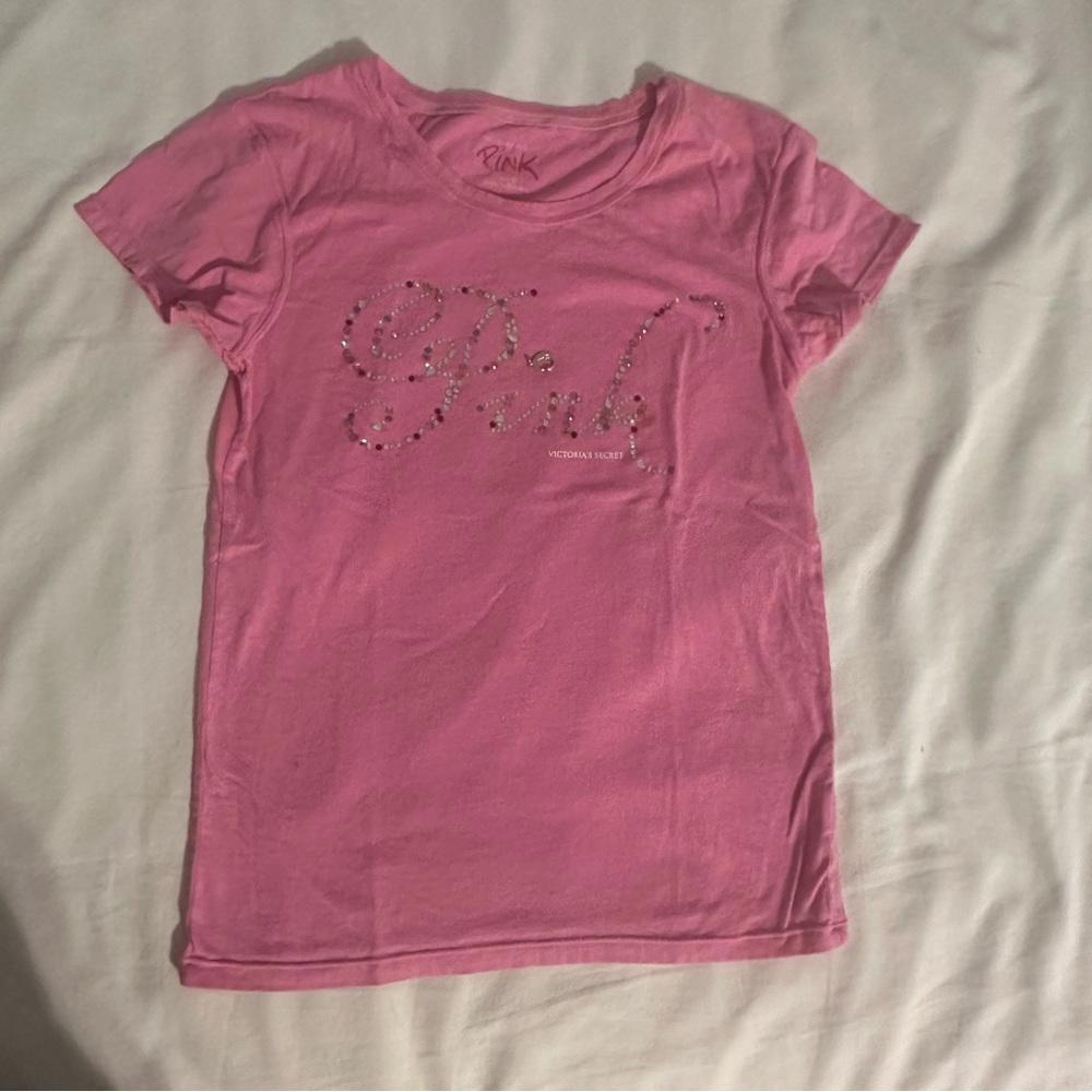 Pink Victoria's Secret Y2K vintage shirt